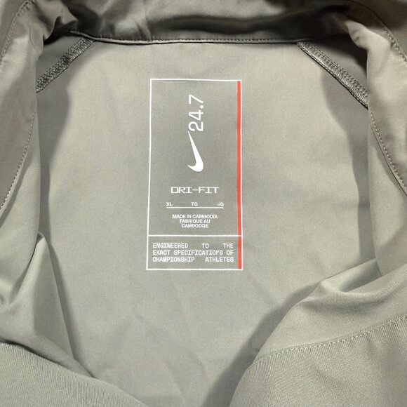 Nike 24.7 Perfect Stretch Dri Fit Techwear Gorp Snap Down Shirt Seafoam Size XL - Picture 5 of 14